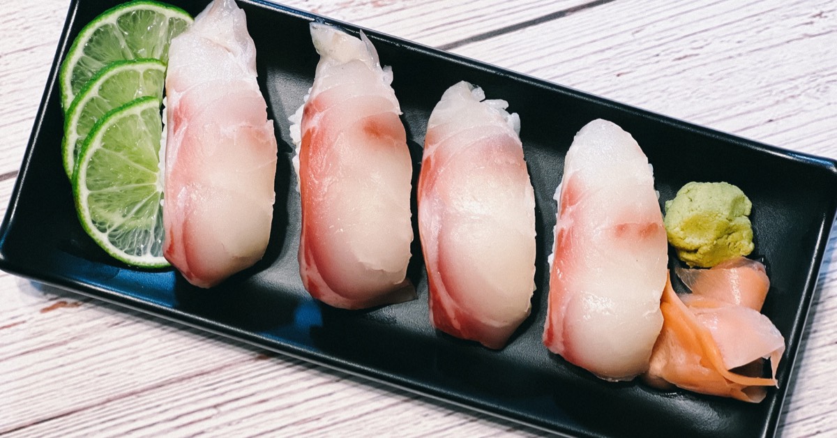 Coastal Seafoods  Shiromi Nigiri (White Fish Nigiri)